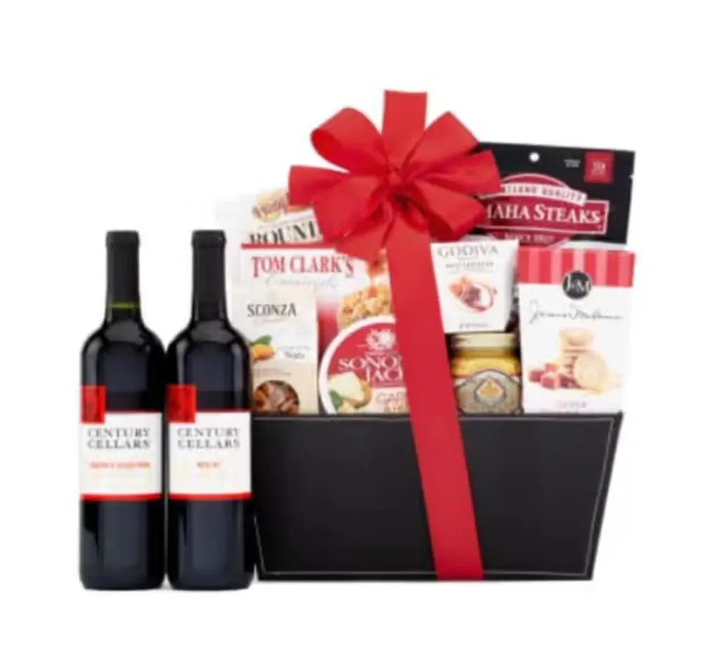 Cabernet & Merlot Classy Gift Basket
