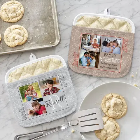 Personalized Family Photo Pot Holder