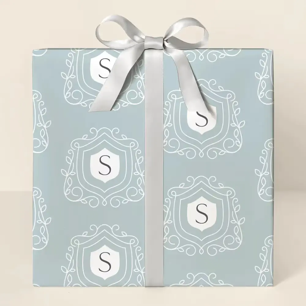 Personalized Elegant Initial Wrapping Paper