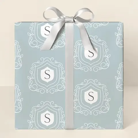 Personalized Elegant Initial Wrapping Paper