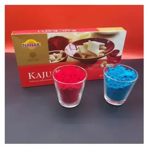 Kaju Katli with Gulal