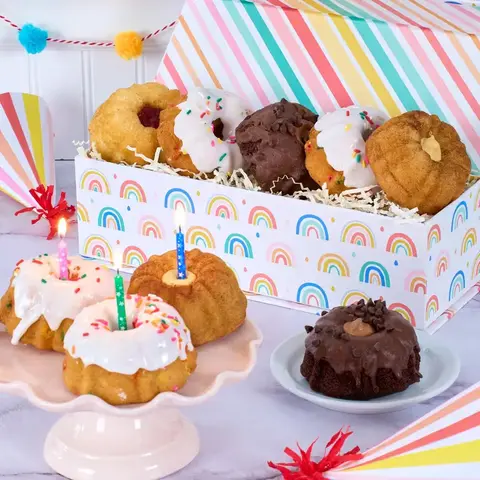 Happy Birthday Mini Bundt Cake Trio