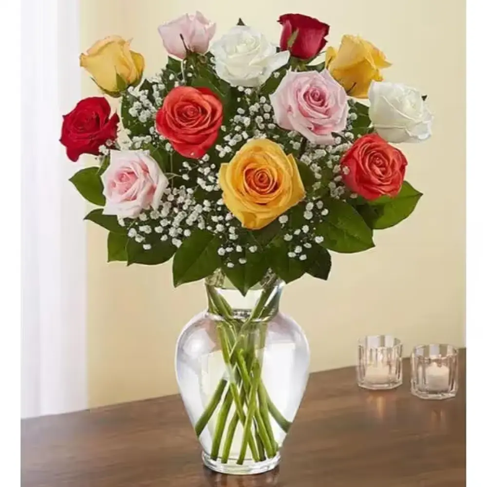 Premium Long Stem Assorted Roses