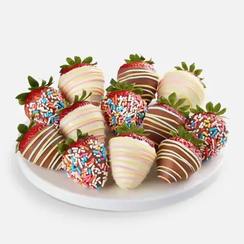 Birthday Dipped Strawberries