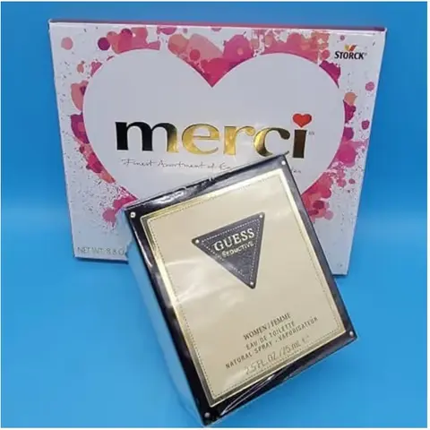Guess Seductive with Merci Chocolates