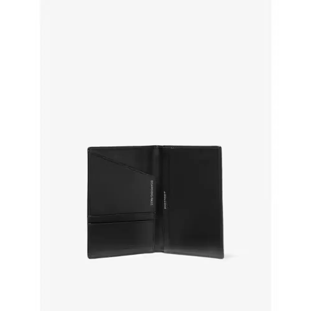 Logo Canvas Passport Wallet, Classic