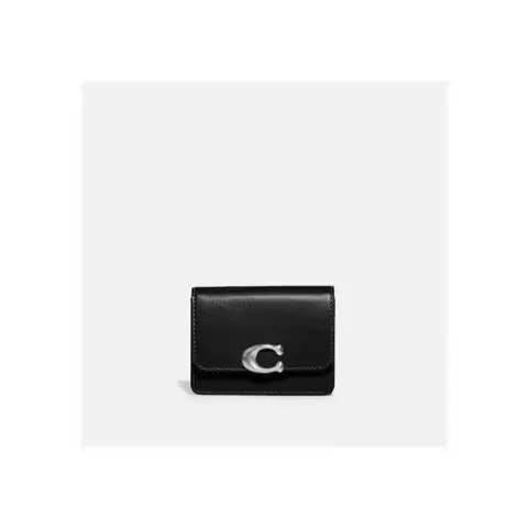 Calf Leather Snap Card Case