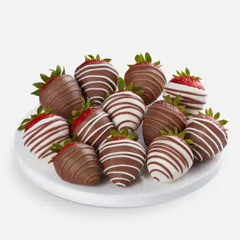 Gourmet Drizzled Strawberries