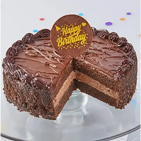 Chocolate Mousse Birthday Cake