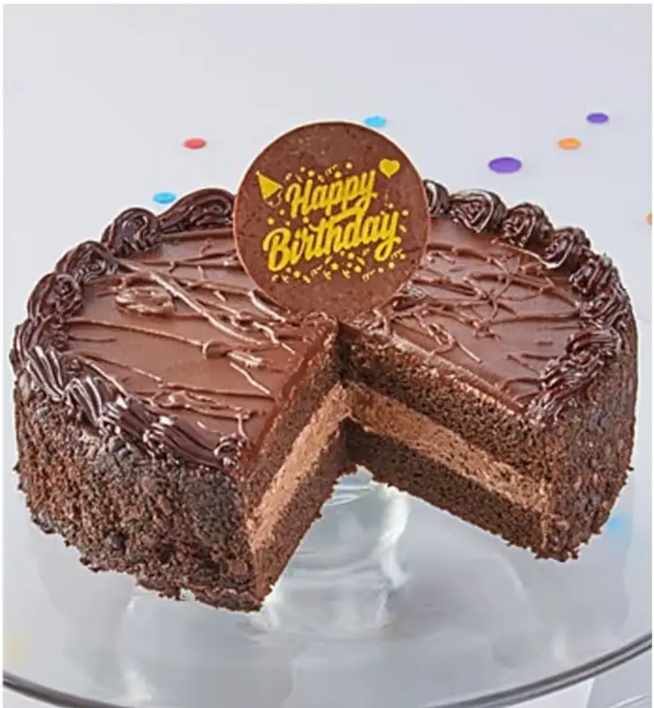 Chocolate Mousse Birthday Cake