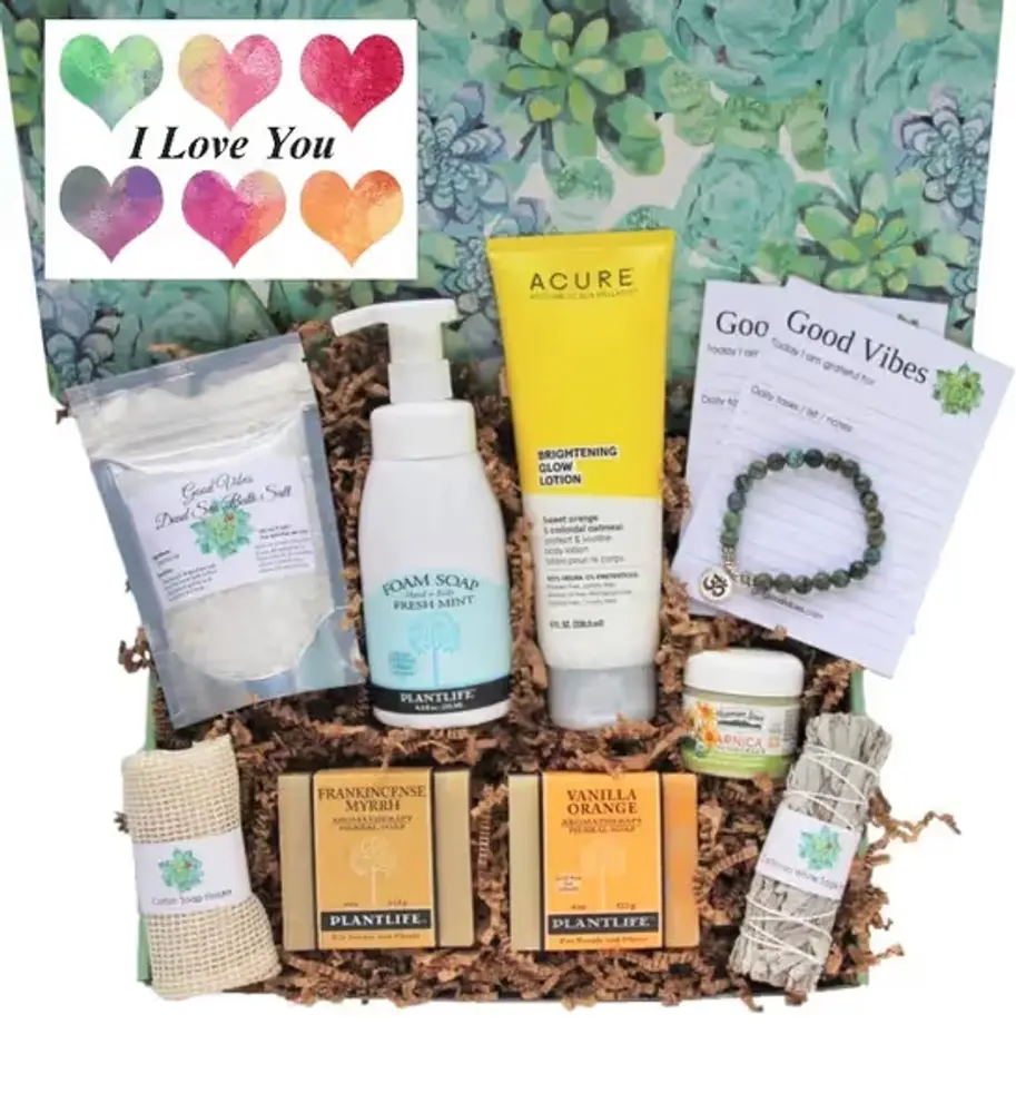 Good Vibes Wellness Gift Box with Card