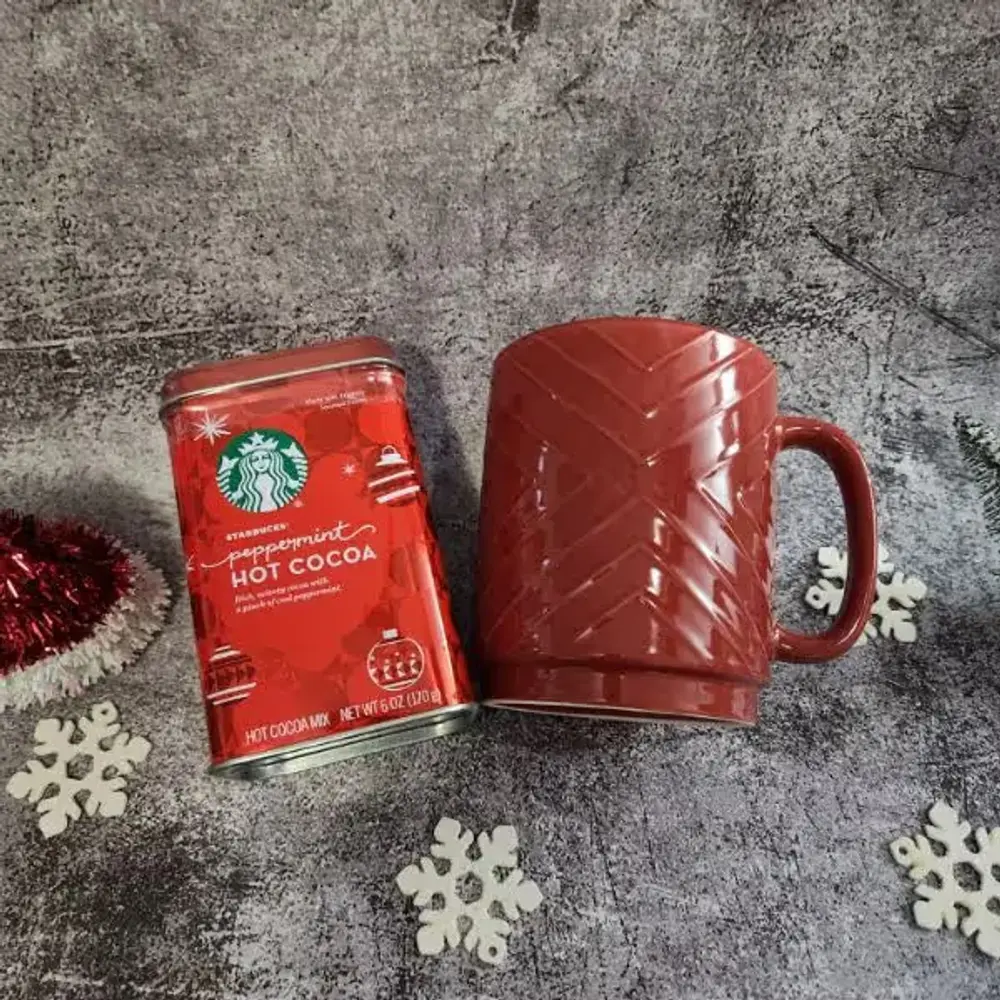 Peppermint Hot Cocoa & Coffee Mug