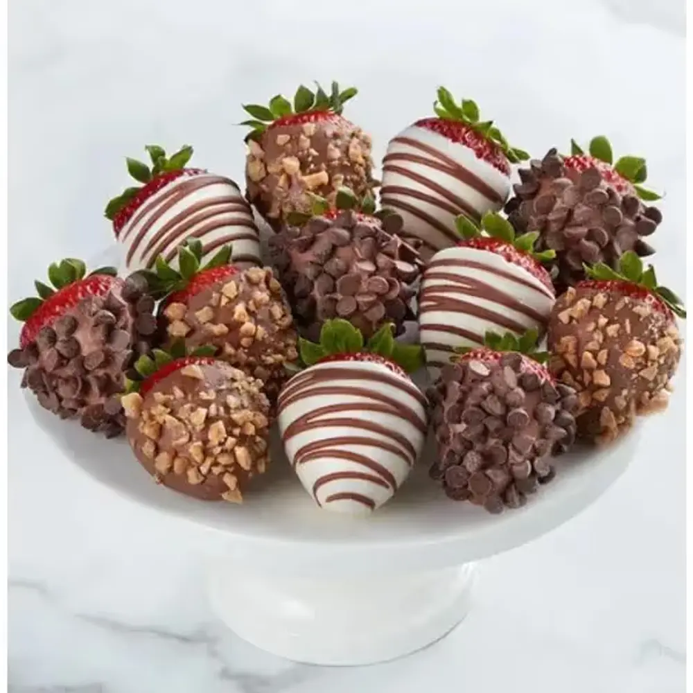 Gourmet Fancy Dipped Strawberries, 12 or 24