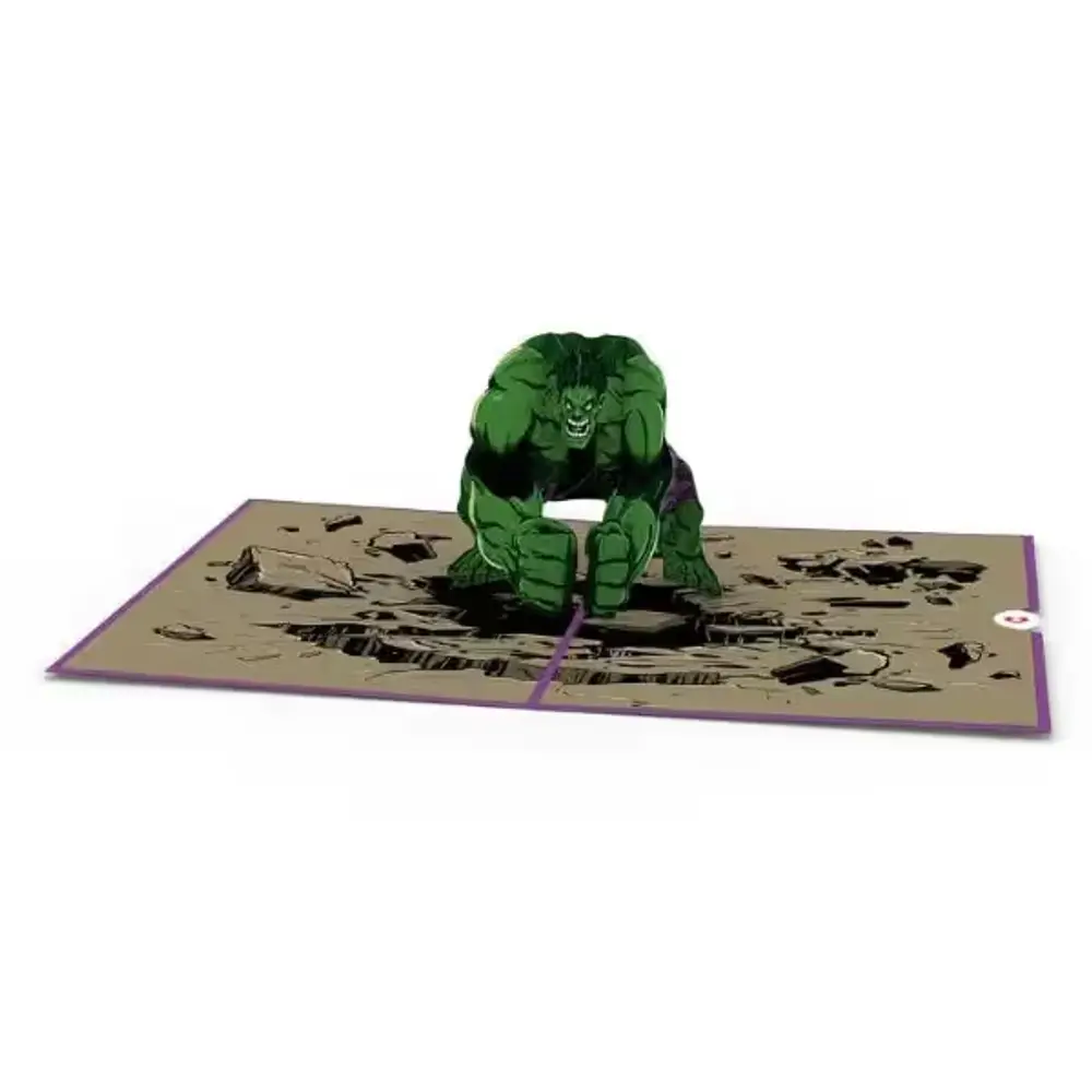 Marvel Hulk Incredible Dad Pop-Up Card