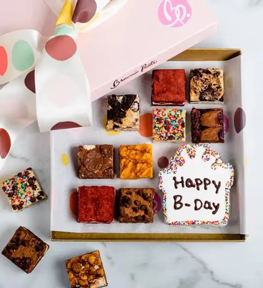 Birthday Bliss Brownie Gift Box