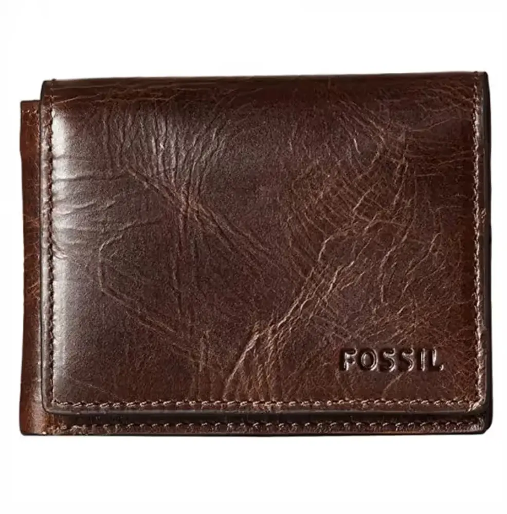 Fossil Derrick Leather Execufold