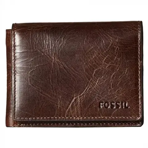 Fossil Derrick Leather Execufold