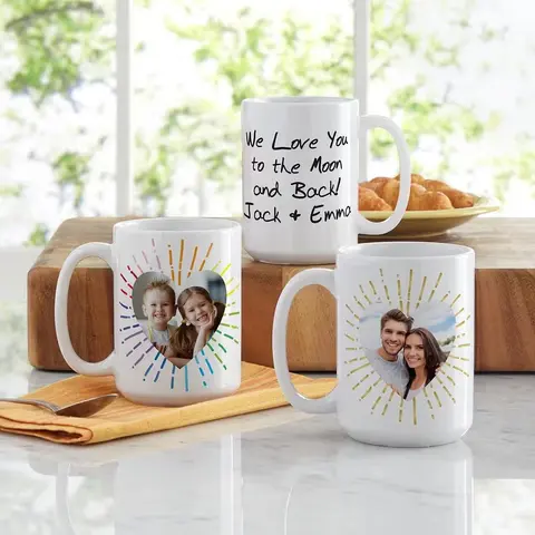 Heartfelt Joy Photo Mug