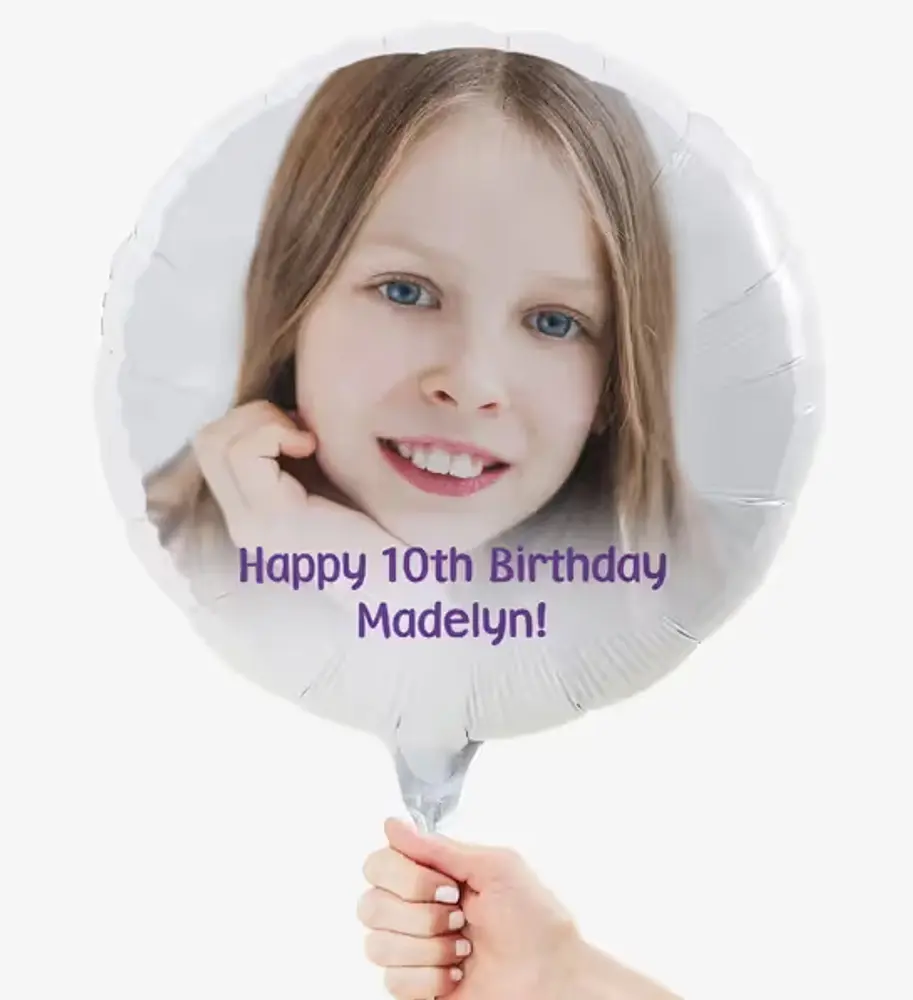 Custom Photo Foil Balloon, 18 in