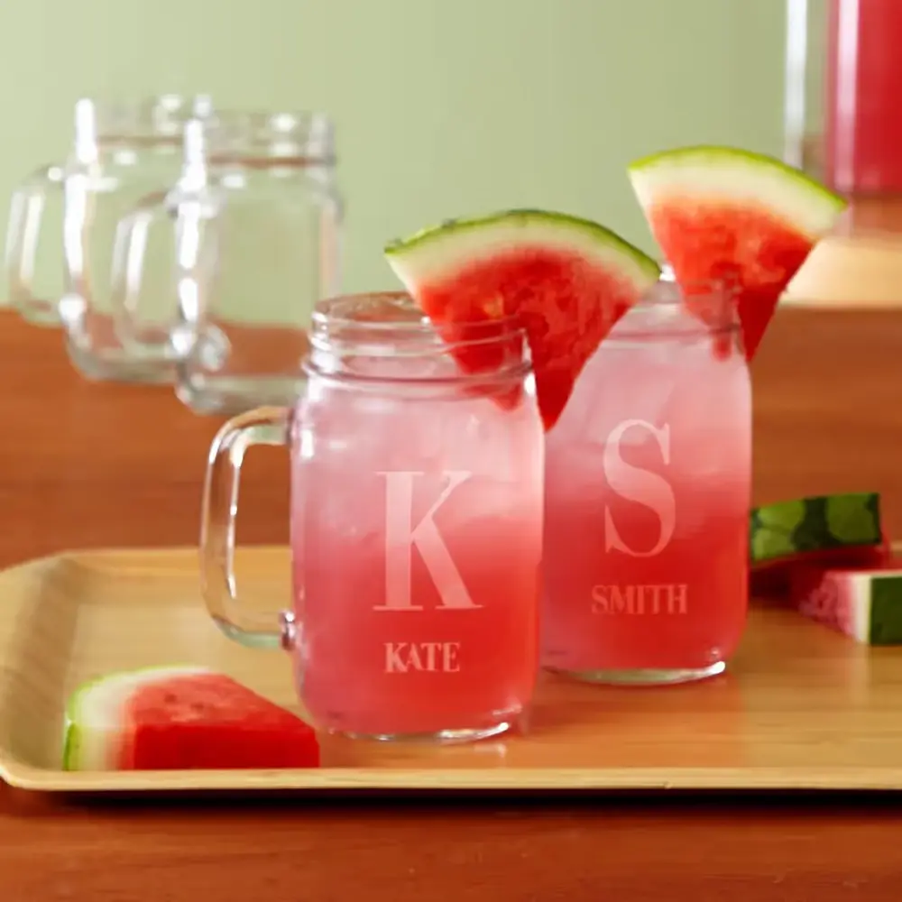 Personalized Mason Jar Mug