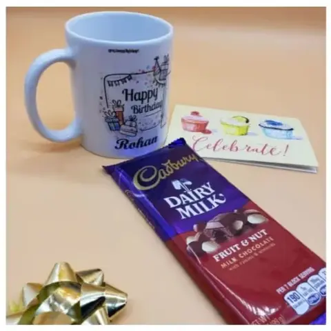 Personalized Birthday Mug & Dairy Milk (Bay Area Express)