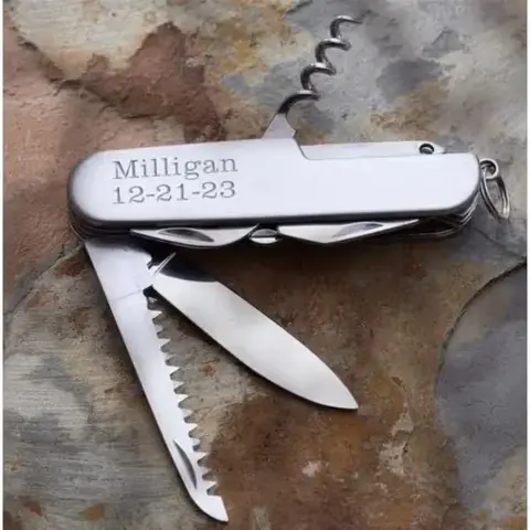 Personalized 13-Function Pocket Knife