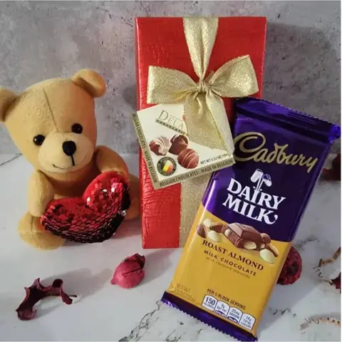 Teddy with Belgian Truffles & Dairy Milk