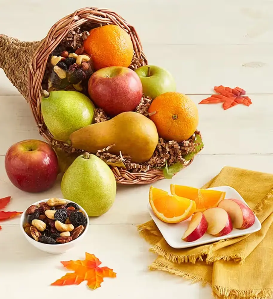 Cornucopia Fruit & Treats Basket