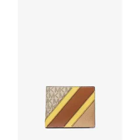 Men's Faux Leather Logo Billfold