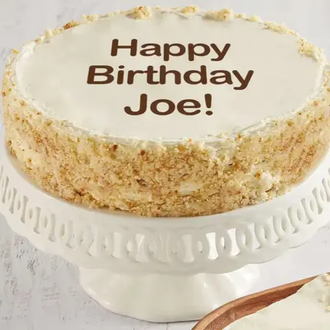Personalized 10-Inch Vanilla Cake