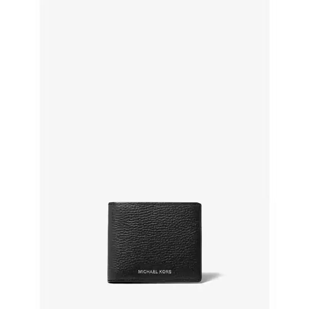 Pebbled Leather Slim Billfold