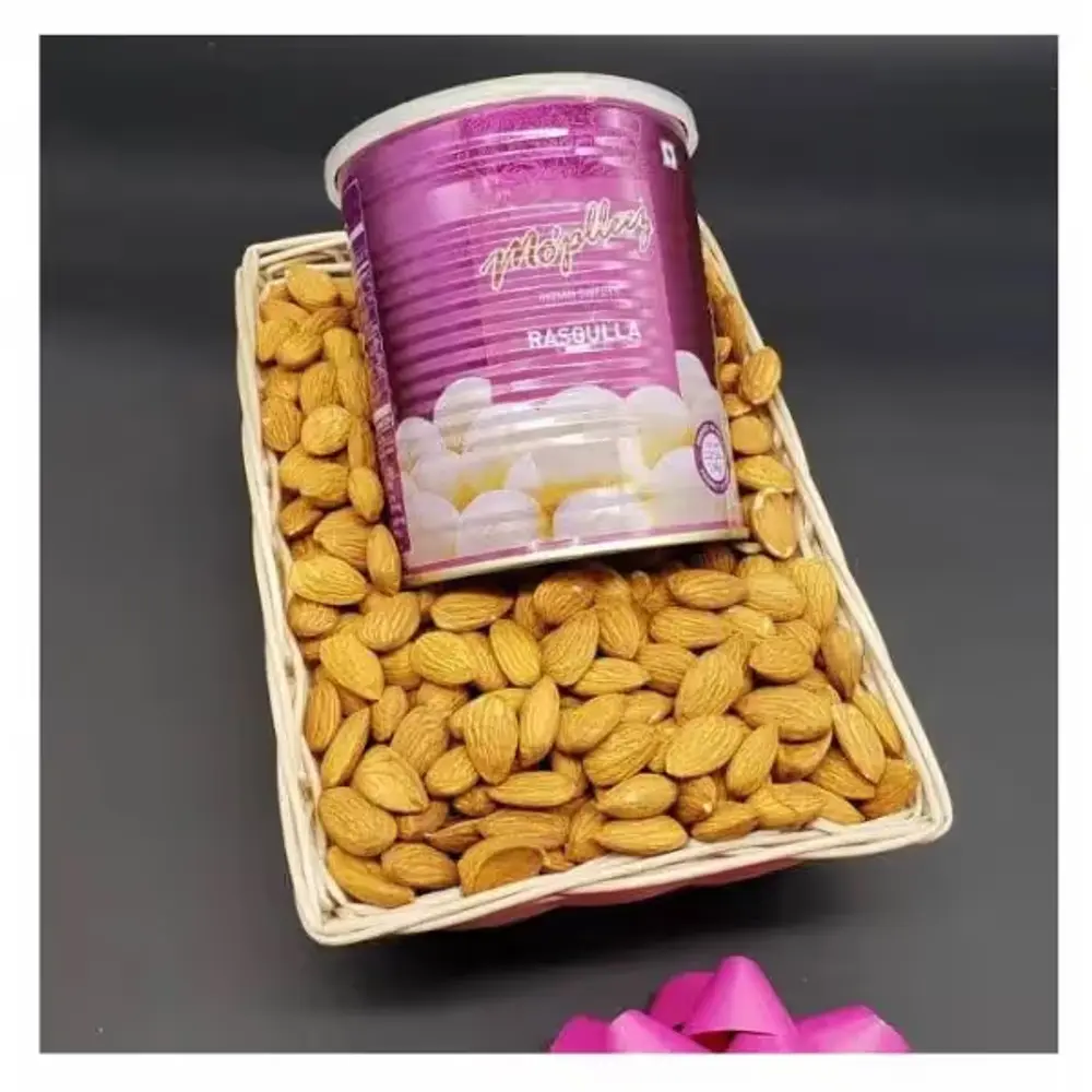 Rasgulla & Almonds