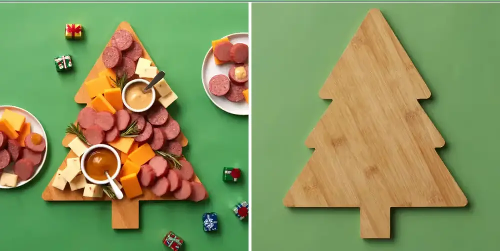 Christmas Tree Charcuterie Board Set