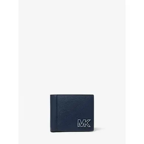 Leather Billfold Wallet with Coin Pouch