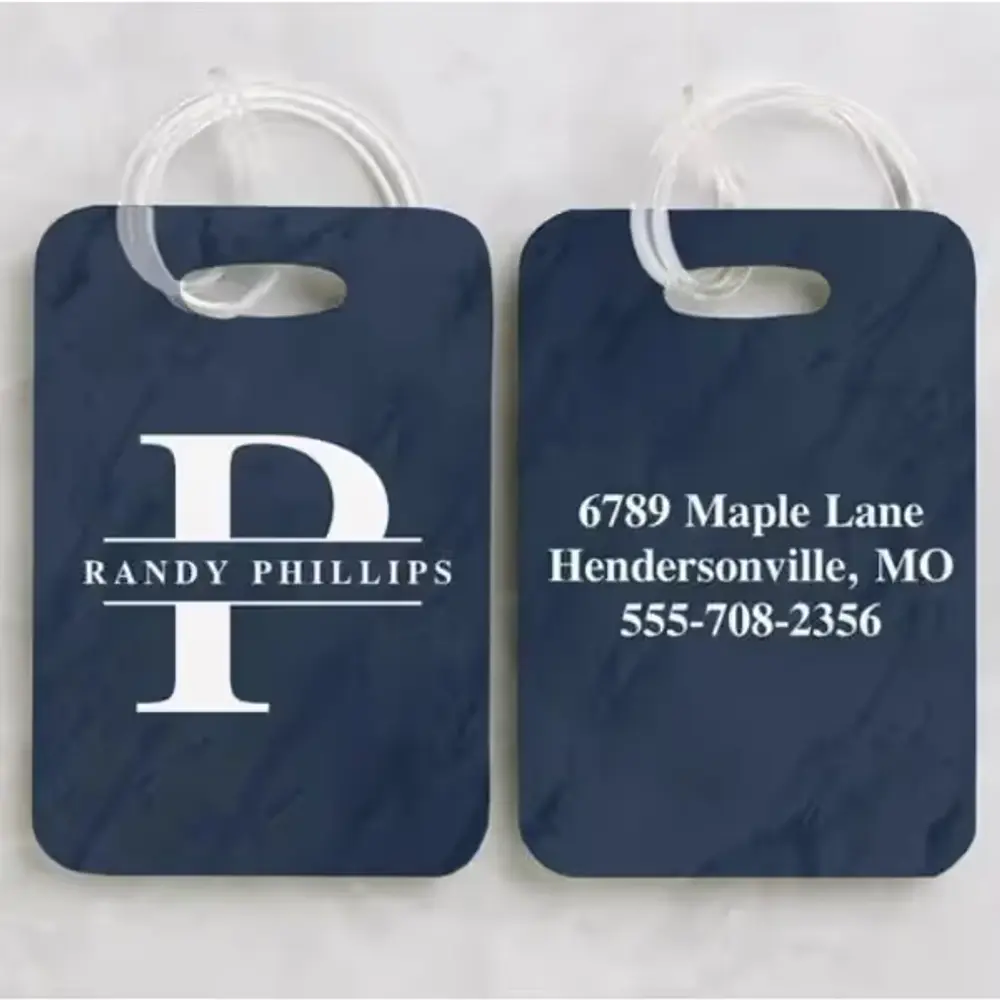 Personalized Luggage Tags, Set of 2