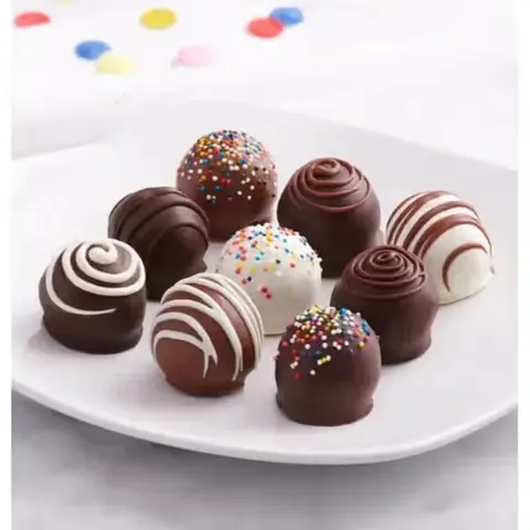 Brownie Truffles & Birthday Strawberries