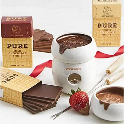 Chocolate Fondue Tower Set with Chocolates