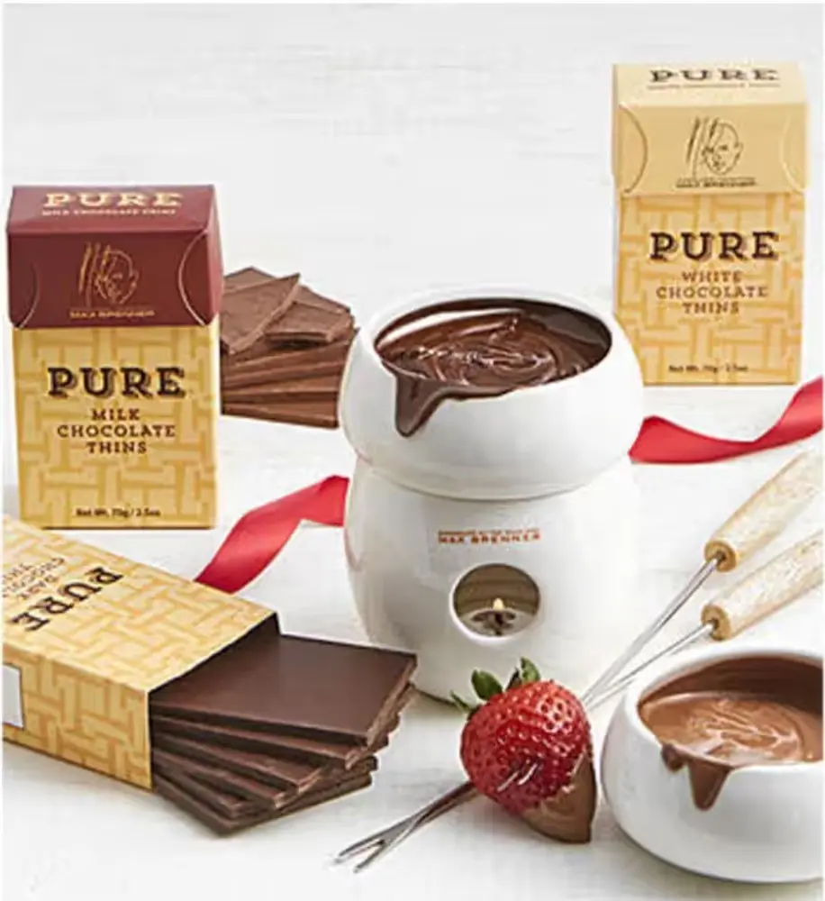 Chocolate Fondue Tower Set with Chocolates