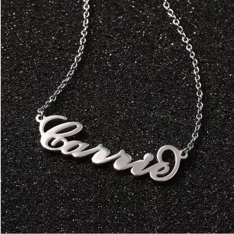 Personalized Script Name Necklace