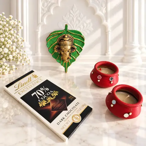 Matki Diyas, Ganesha Hanging & Lindt