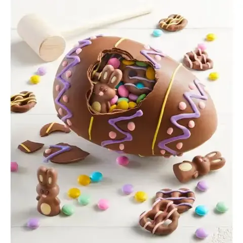 Breakable Belgian Chocolate Easter Egg