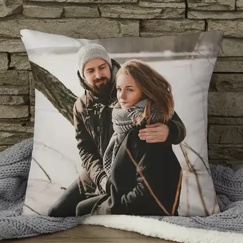 Personalized Couple Photo Pillow