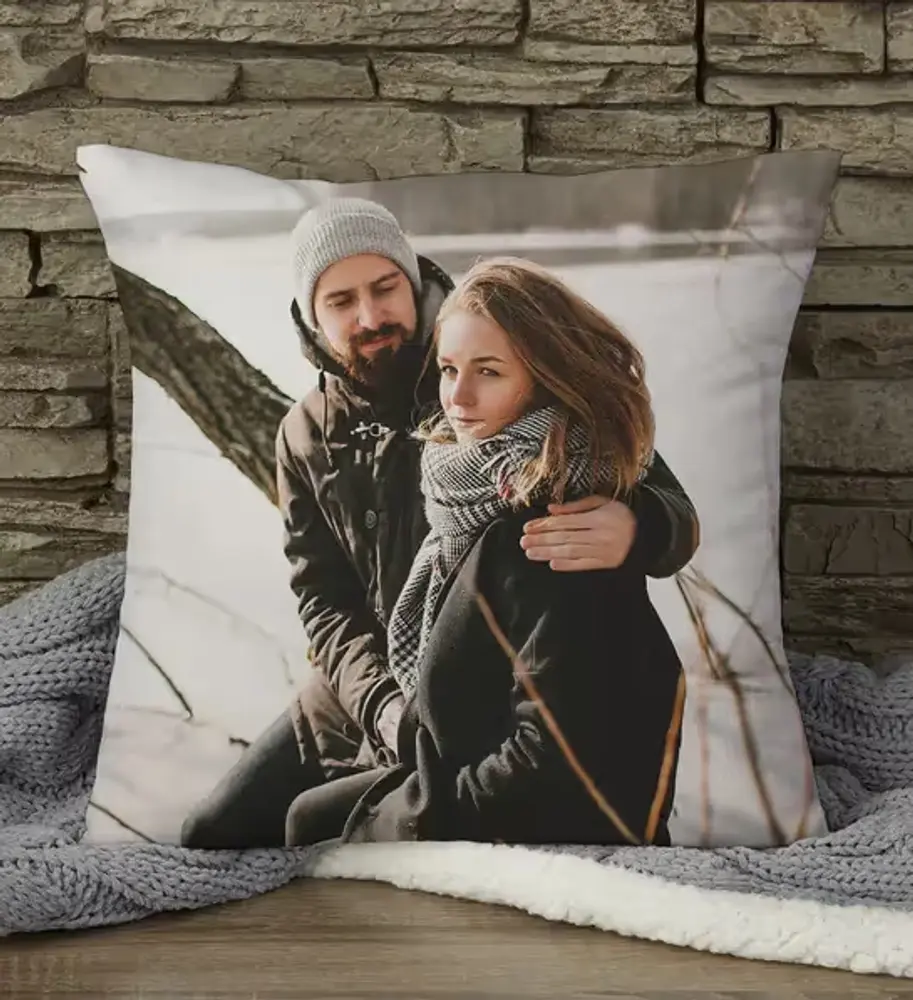 Personalized Couple Photo Pillow