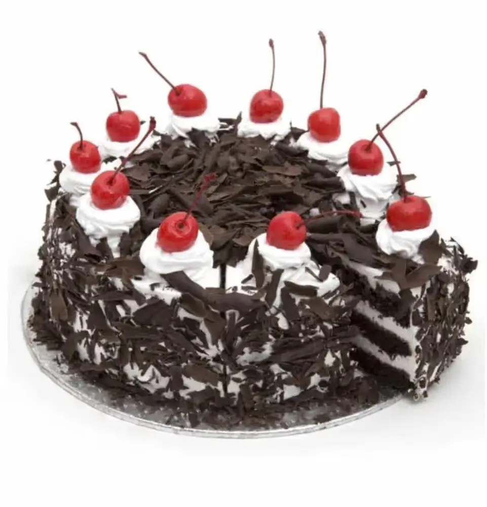 Black Forest Cake with Cherries, ½ kg