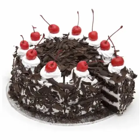 Black Forest Cake with Cherries, ½ kg