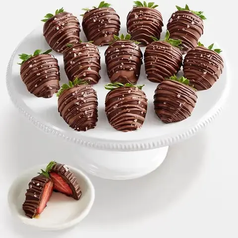 Caramel Sea Salt Belgian Chocolate Strawberries
