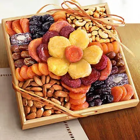 Flower Blossom Dried Fruit & Nut Tray