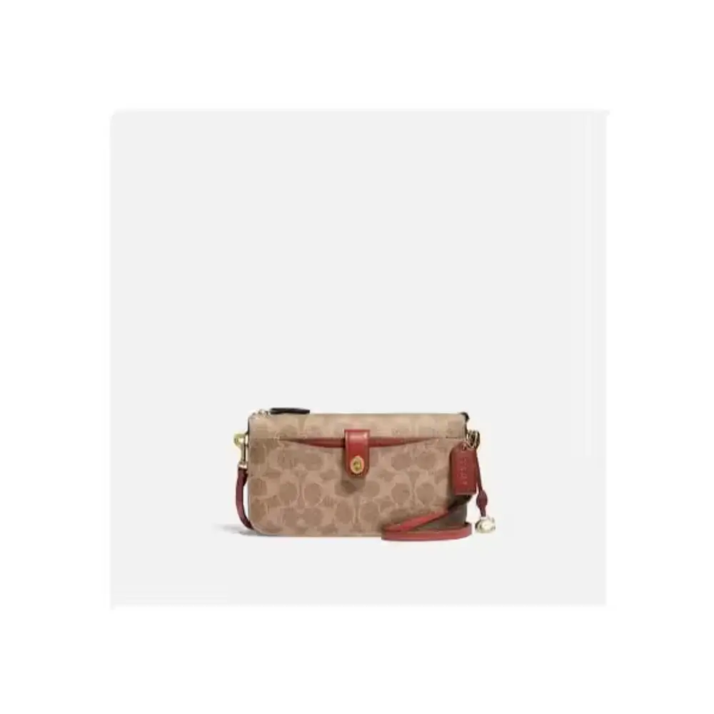 Signature Canvas Pop-Up Messenger Bag