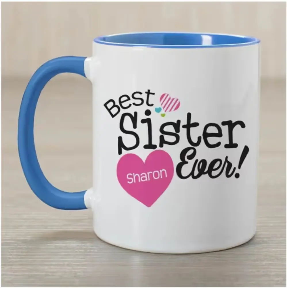 Personalized Best Sister Ever Mug