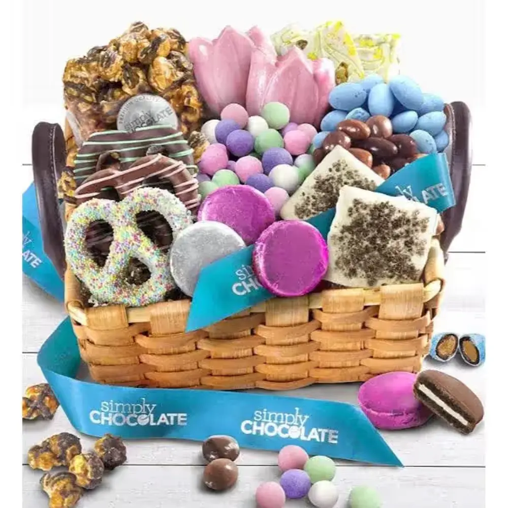 Spring Chocolate Gift Basket